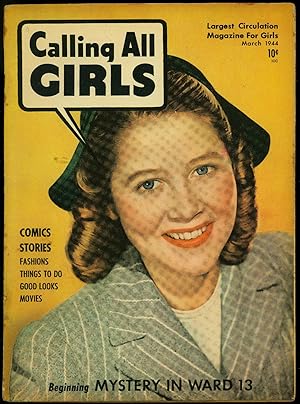 Bild des Verkufers fr Calling All Girls #27 1944- Mystery in Ward 13- Rockettes- VG+ zum Verkauf von DTA Collectibles