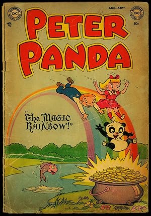 Bild des Verkufers fr Peter Panda #1 1952- Grossman art- Magic Rainbow- Funny Animals DC FAIR zum Verkauf von DTA Collectibles