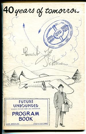Future Unbounded Science Fiction Convention Program Book 7/1968 Ackerman-VG/FN