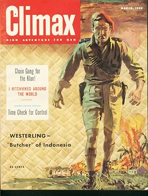 CLIMAX Magazine #1 March 1953- Ku Klux Klan- Mau Maus