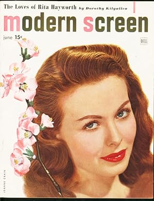 MODERN SCREEN 1948 JUNE-JEANNE CRAIN-RITA HAYWORTH VF