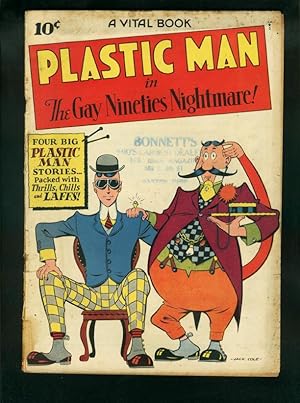 PLASTIC MAN #2-JACK COLE COVER-1944-GOLDEN AGE G/VG