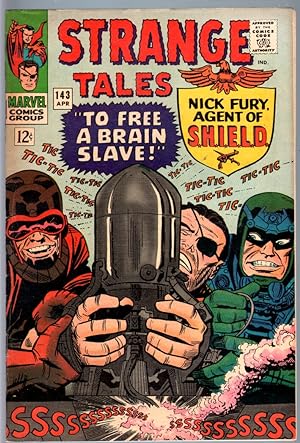 STRANGE TALES #143-NICK FURY/DR. STRANGE-MARVEL-JACK KIRBY-FN FN