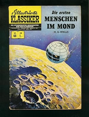CLASSICS ILLUSTRATED #68 HRN 70-FIRST MEN IN THE MOON-GERMAN-good/very good G/VG