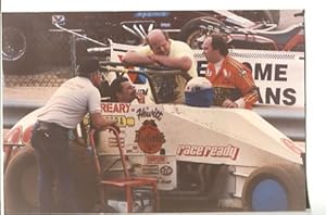 Seller image for Jack Hewitt #63 Non-Wing Open Wheel Sprint Car In Pit Photo Vintage Racing for sale by DTA Collectibles