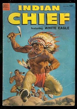 INDIAN CHIEF #14 1954-DELL COMICS-WESTERN-WHITE EAGLE G/VG