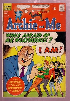 Seller image for ARCHIE AND ME #13 1967-BETTY & VERONICA-REGGIE-SCHOOL! VG for sale by DTA Collectibles
