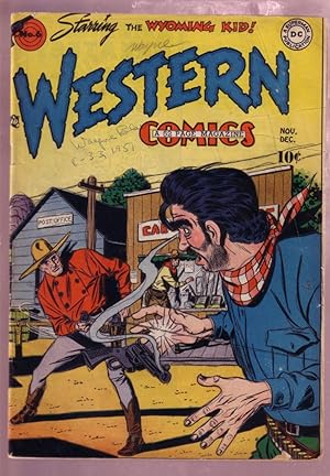 WESTERN COMICS #6 1948- THE WYOMING KID-COWBOY MARSHALL VG