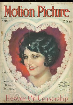 MOTION PICTURE MARCH 1929-FATTY ARBUCKLE-LINA BASQUETTE G