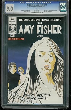 HE SAID/SHE SAID COMICS #1-FISHER-BUTTAFUOCO-CGC 9.0 0907365001