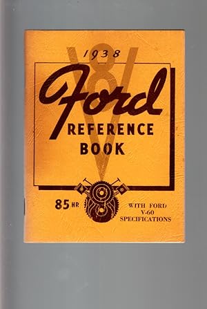 FORD MOTOR CO REFERENCE BOOK-1938 MODELS-PHOTOS-LOADED WITH VALUABLE INFO-P FN