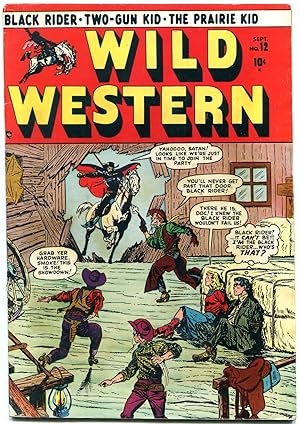 WILD WESTERN #12 1950-MARVEL-BLACK RIDER-TWO GUN KID- FN-