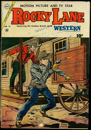 Rocky Lane Western #61 1954- Charlton Comics VG-