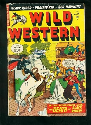WILD WESTERN #14 1951-GUNHAWK-PRAIRIE KID-RED HAWKINS-good G