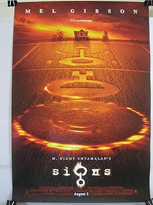 SIGNS-M NIGHT SHYAMALAN-MEL GIBSON-CROP CIRCLES 2002 VF