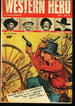 WESTERN HERO #78-GABBY HAYES/MONTE HALE-NORMAN SAUNDERS VG