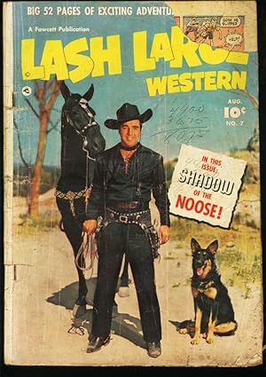 LASH LARUE WESTERN #7-1950-GOLDEN AGE WESTERN FR/G