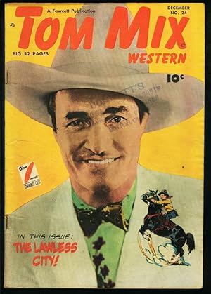 TOM MIX WESTERN #24-GOLDEN AGE WESTERN VG