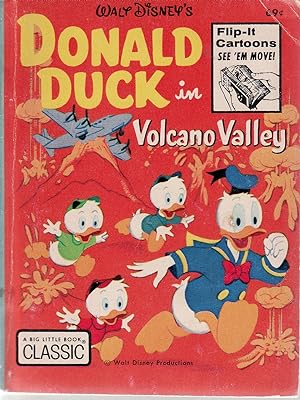 DONALD DUCK IN VOLCANO VALLEY-BIG LITTLE BOOK---5760-1 VG