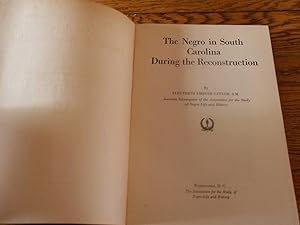 Seller image for The Negro in SC During the Reconstruction for sale by Rutledge Rare Books