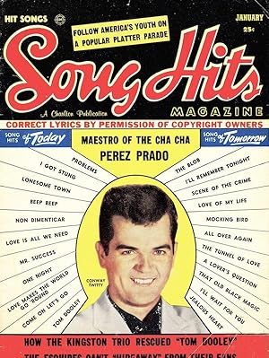 Song Hits Magazine, January 1959, Vol. 22, #6 (Conway Twitty cover)