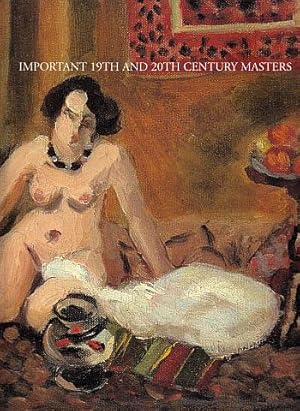 Seller image for Important 19th and 20th Century Masters for sale by LEFT COAST BOOKS