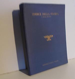 CODICE DELLA STAMPA E DEGLI AUTORI (con un discorso di BENITO MUSSOLINI), Milano, Libreria d'Ital...