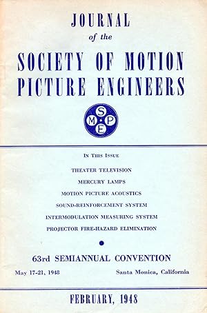 JOURNAL OF THE SOCIETY OF MOTION PICTURE ENGINEERS - Vol. 50 February 1948