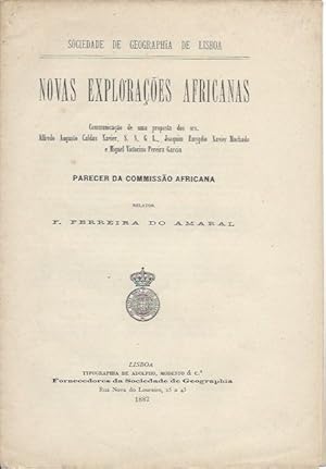 NOVAS EXPLORACOES AFRICANAS. Parecer de Commissao Africana