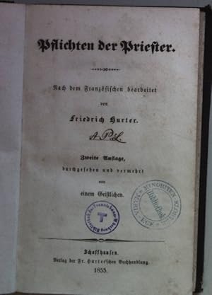 Bild des Verkufers fr Pflichten der Priester. zum Verkauf von books4less (Versandantiquariat Petra Gros GmbH & Co. KG)