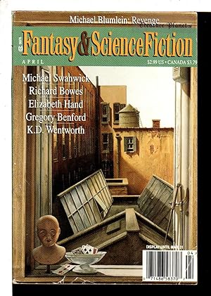 THE MAGAZINE OF FANTASY AND SCIENCE FICTION, APRIL 1998.