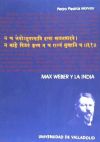 Bild des Verkufers fr Max Weber y la India zum Verkauf von AG Library