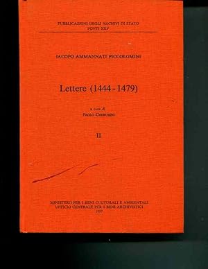 Image du vendeur pour Lettere 1444-1479. Vol.II. Lettere: Pontificato di Paolo II (73-465). mis en vente par Orca Knowledge Systems, Inc.