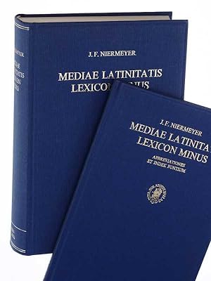 Mediae Latinitatis Lexicon Minus. Lexique latin médiéval - français/anglais. A medieval latin - f...