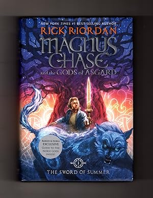 Seller image for The Sword of Summer: Magnus Chase and the Gods of Asgard, Book 1. 'Exclusive' Edition (ISBN 9781484746936), with 'Guide to the Norse Gods' tipped in. First Edition, First Printing for sale by Singularity Rare & Fine