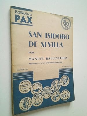 Bild des Verkufers fr San Isidoro de Sevilla zum Verkauf von MAUTALOS LIBRERA