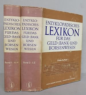 Seller image for Enzyklopdisches Lexikon fr das Geld-, Bank- und Brsenwesen. 2 Bnde for sale by Antikvariat Valentinska