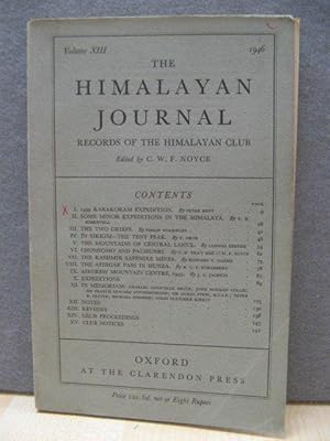 Image du vendeur pour The Himalayan Journal: Records of the Himalayan Club, Volume XIII, 1946 mis en vente par PsychoBabel & Skoob Books