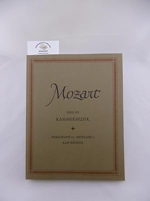 Neue Ausgabe sämtlicher Werke. Serie VIII: Kammermusik. Werkgruppe 22. Abteilung 2: Klaviertrios....