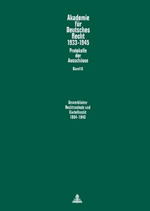 Ausschüsse für den gewerblichen Rechtsschutz (Patent-, Warenzeichen-, Geschmacksmusterrecht, Wett...