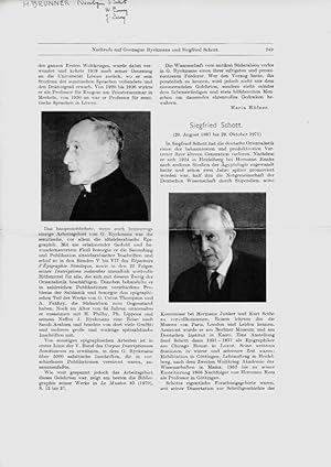 Bild des Verkufers fr Jaroslaw Cerny (22, August 1898 bis 29. Mai 1970). Nachruf [Jaroslav Cerny]. (Archiv fr Orientforschung). zum Verkauf von Librarium of The Hague