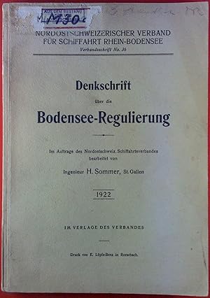 Bild des Verkufers fr Denkschrift ber die Bodensee-Regulierung. zum Verkauf von biblion2