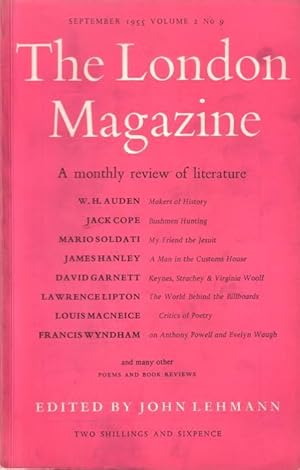 The London Magazine. Edited by John Lehmann Vol.2 No.9, September 1955