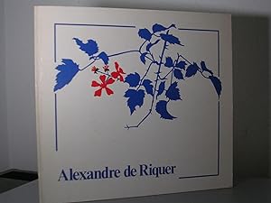 ALEXANDRE DE RIQUER 1856 - 1920. Gener - Març 1985. Sala Caixa de Barcelona, Passeig de Gràcia 2