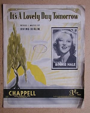 Seller image for It's A Lovely Day Tomorrow. for sale by N. G. Lawrie Books