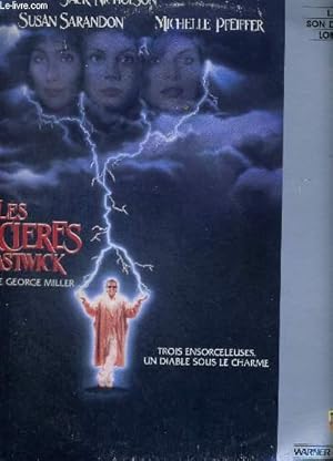 Bild des Verkufers fr 1 LASERDISC - LES SORCIERES D'EASTWICK - UN FILM DE GEORGES MILLER - AVEC JACK NICHOLSON - CHER - SUSAN SARANDON ET MICHELLE PFEIFFER zum Verkauf von Le-Livre