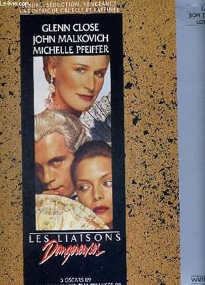 Bild des Verkufers fr 1 DOUBLE LASERDISC - LES LIAISONS DANGEREUSES - UN FILM DE STEPHEN FREARS - AVEC GLENN CLOSE - JOHN MALKOVICH - MICHELLE PFEIFFER ET UMA THURMAN zum Verkauf von Le-Livre