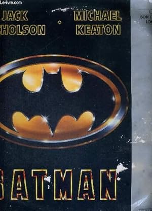 Bild des Verkufers fr 1 DOUBLE LASERDISC - BATMAN - UN FILM DE TIM BURTON - AVEC JACK NICHOLSON ET MICHAEL KEATON zum Verkauf von Le-Livre