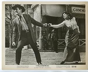 Seller image for The Hangman 8'x10' B&W Promo Still Robert Taylor Tina Louise FN for sale by DTA Collectibles
