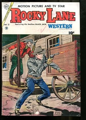 ROCKY LANE #61-1954-GUN BATTLE COVER FN